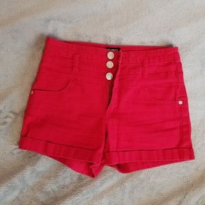 Celebrity Pink Jeans Red Shorts